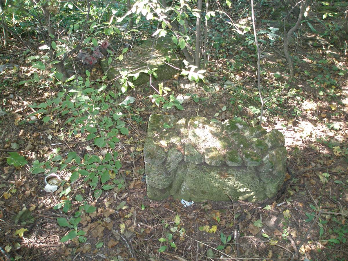 Nagrobek Karoliny i Rudolfa Kaczmarskich, cmentarz w Podlesiu, stan z 2006