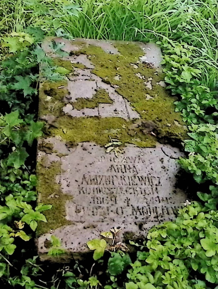 Fotografia przedstawiająca Tombstone of Anna Mazurkiewicz