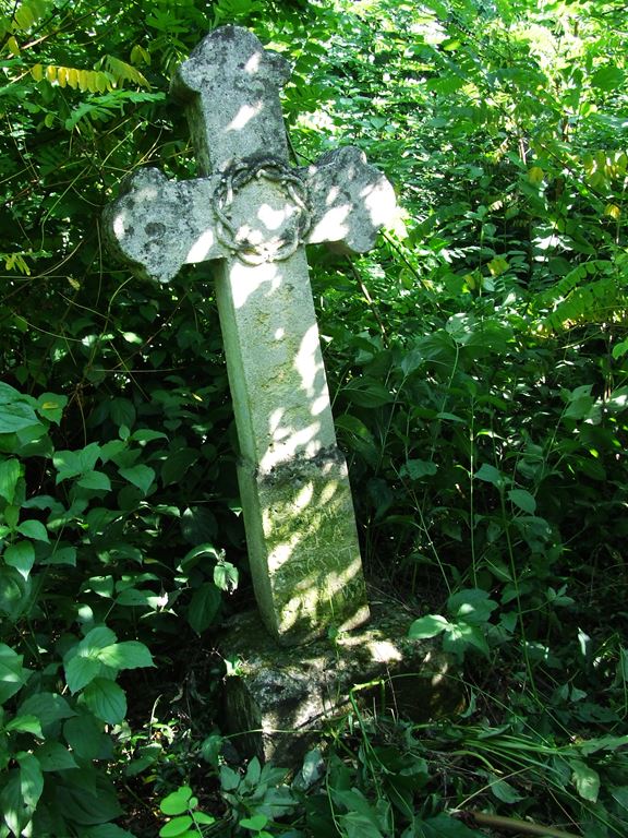 Nagrobek Michaiła [B][…][c]ka, cmentarz w Porchowej, stan z 2006