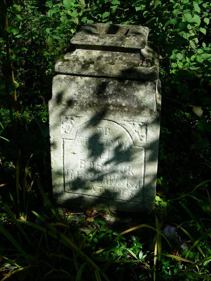 Tombstone of Julia Yaroslavska, cemetery in Porchowa, state from 2006