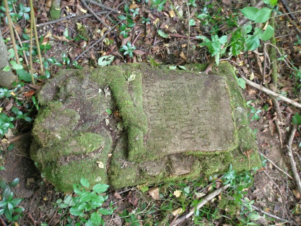 Tombstone of Antoni Jaworski in Puźniki