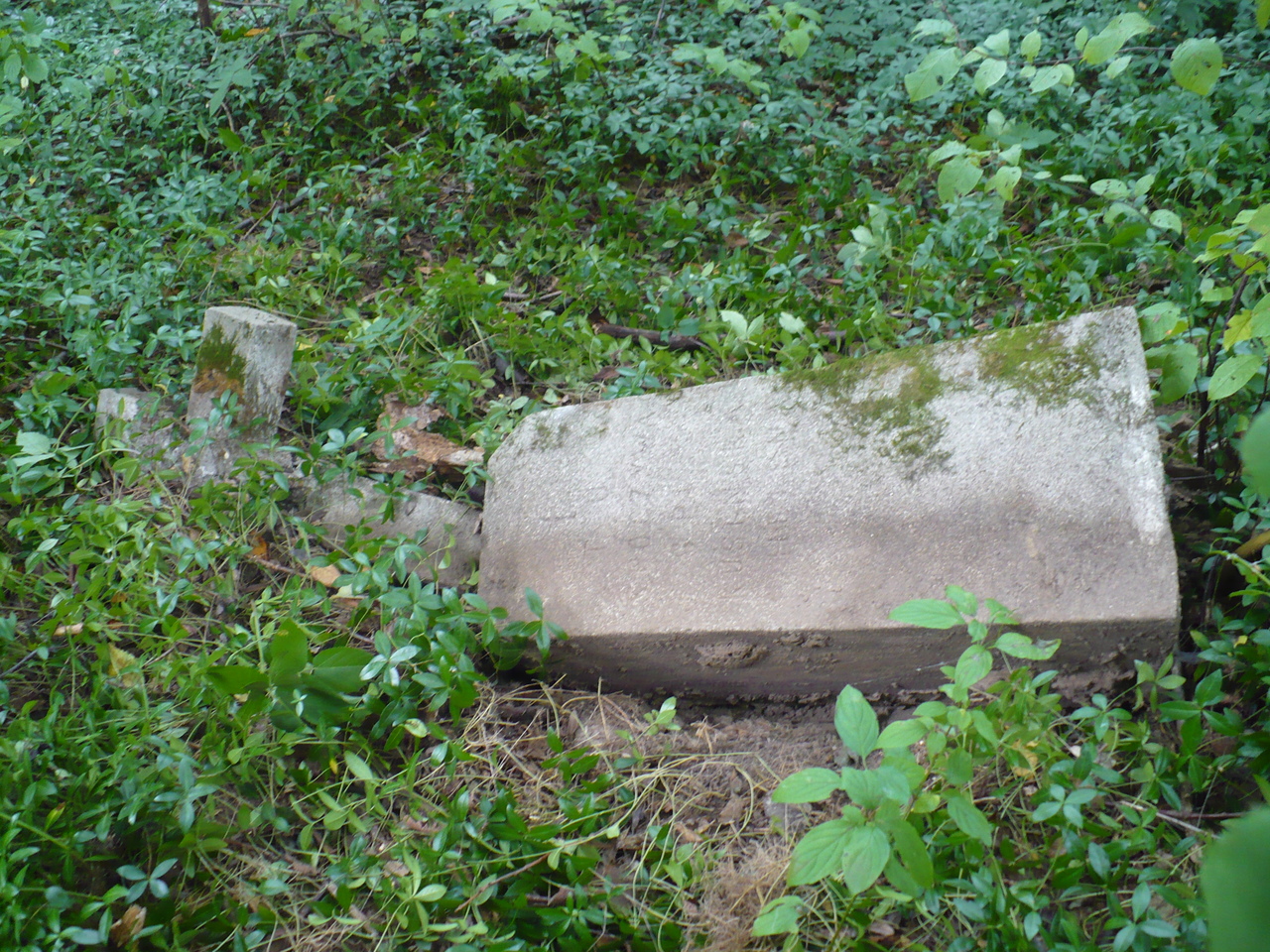 Tombstone of Helena Kusinska, cemetery in Puzniki, state from 2008