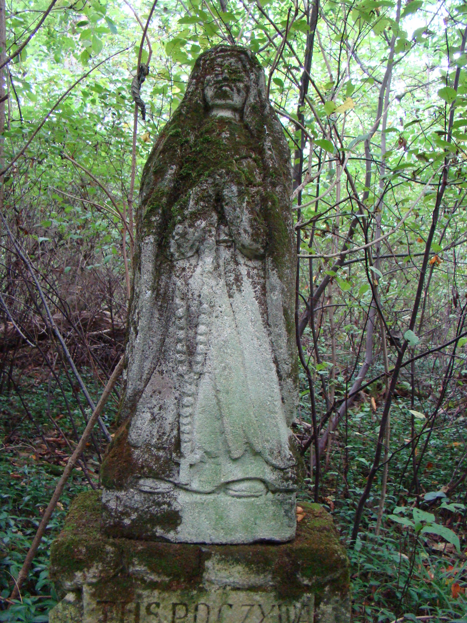 Tombstone of Rozalia Krowicka, cemetery in Puzniki, state from 2008