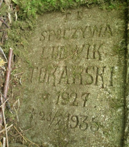 Nagrobek Ludwika Tokarskiego w Puźnikach