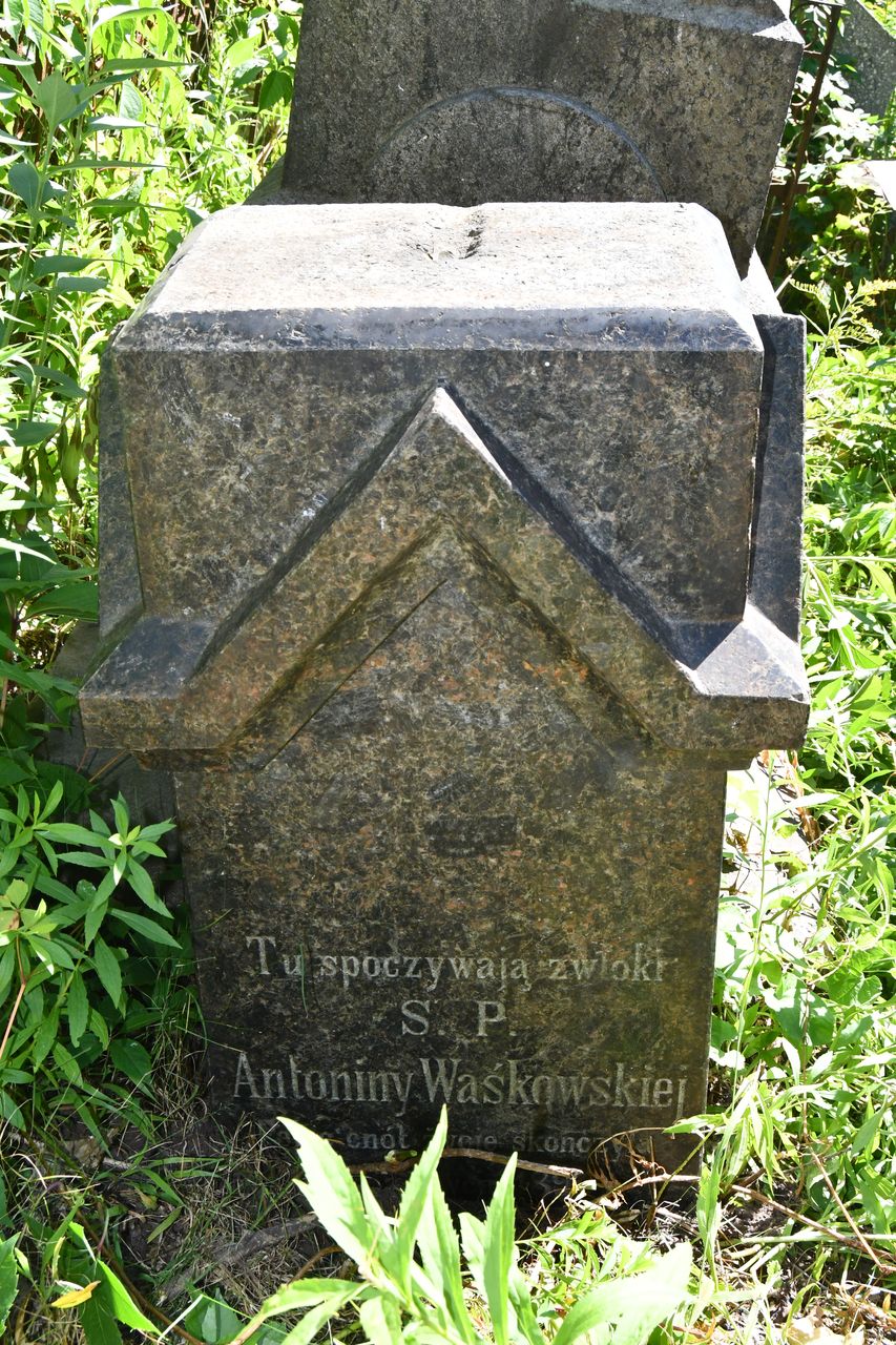 Fotografia przedstawiająca Tombstone of Antonina Waśkowska