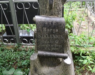 Nagrobek Marii Szklennik, cmentarz Bajkowa, Kijów