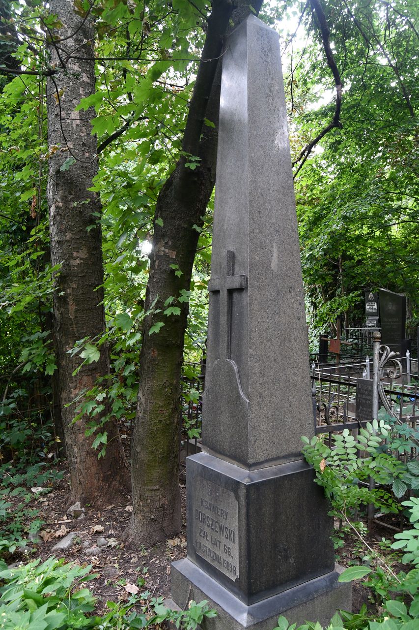 Tombstone of Ksawery Dorshevsky, Baykova cemetery in Kiev