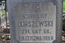 Fotografia przedstawiająca Tombstone of Ksawery Dorszewski