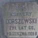 Fotografia przedstawiająca Tombstone of Ksawery Dorszewski