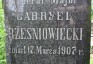 Photo montrant Tombstone of Gabriel Rześniowiecki
