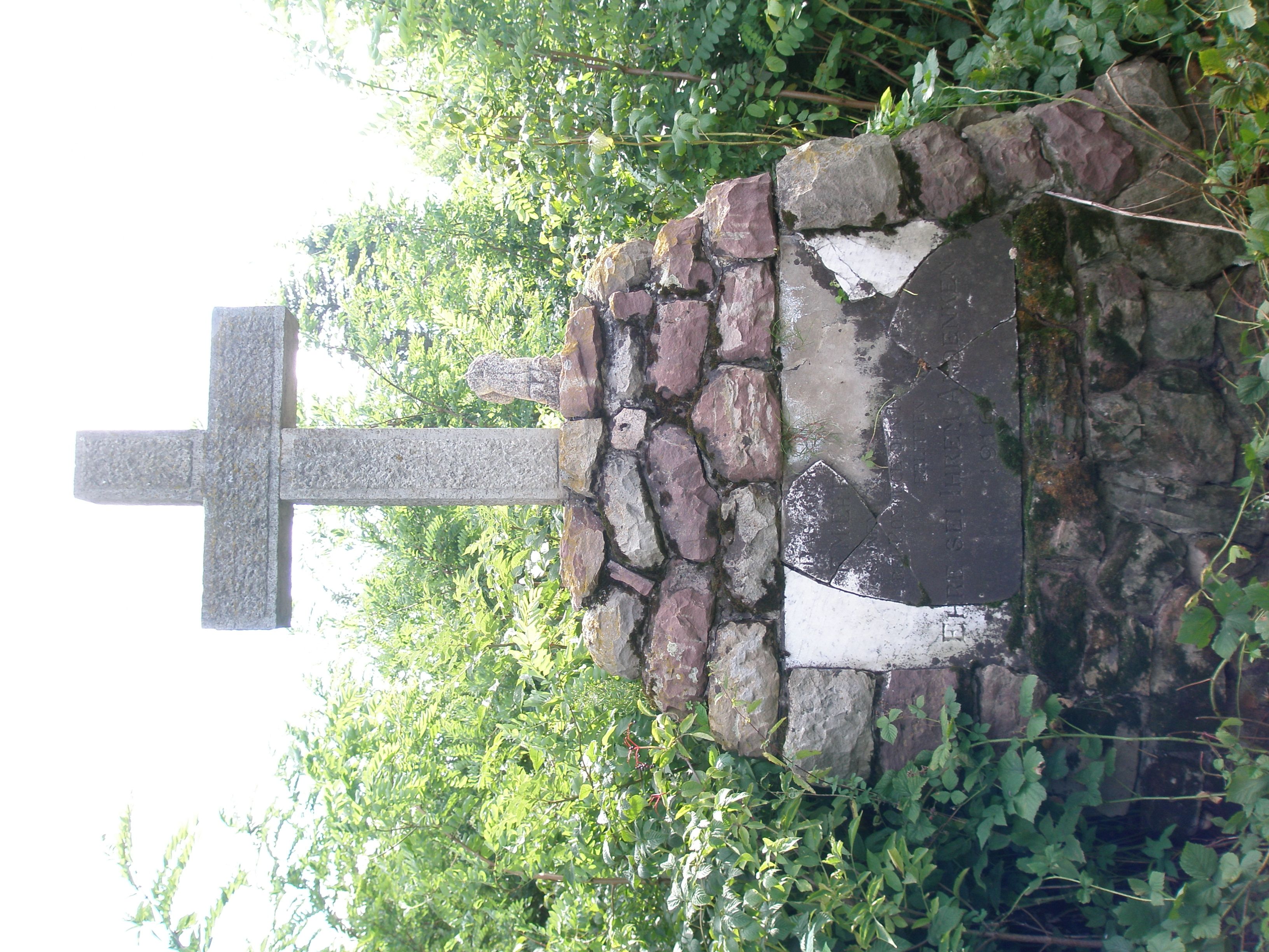 Tombstone of N.N., Rzepińce cemetery, as of 2006