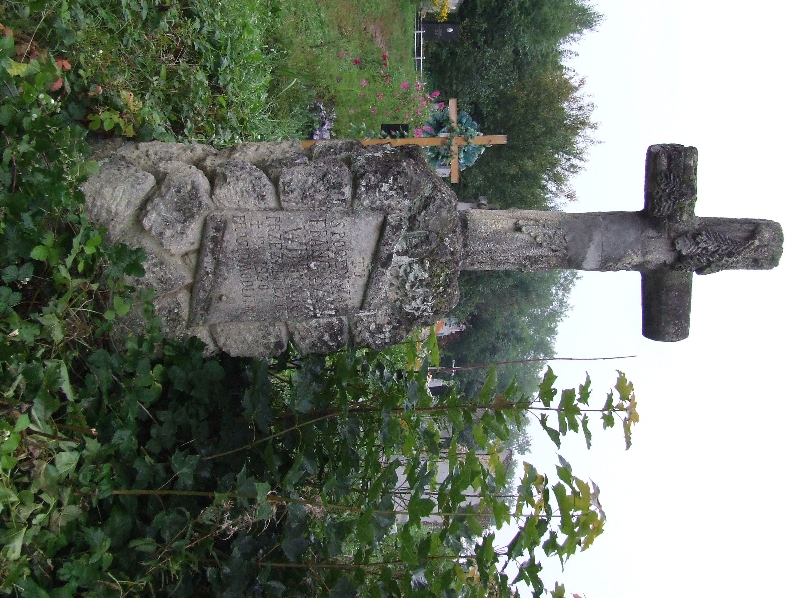 Tombstone of Franciszka Winnicka, state from 2007