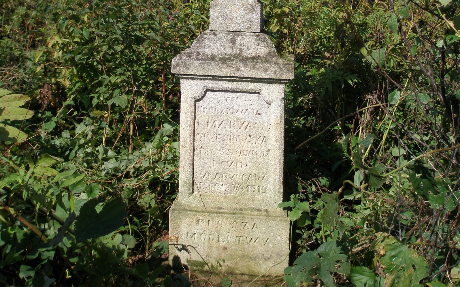 Photo montrant Tombstone of Maria and Władysław Grzesiowski