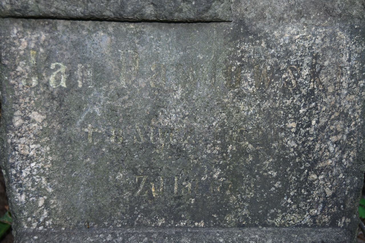 Fotografia przedstawiająca Tombstone of Jan Pawlowski
