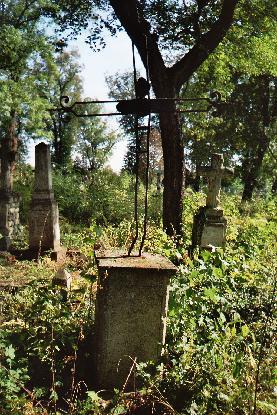 Pierre tombale de Jan Morasiewicz, cimetière de la ville de Buczacz, Ukraine