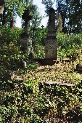 Nagrobek rodziny Salewiczów, cmentarz w Buczaczu, stan z 2005