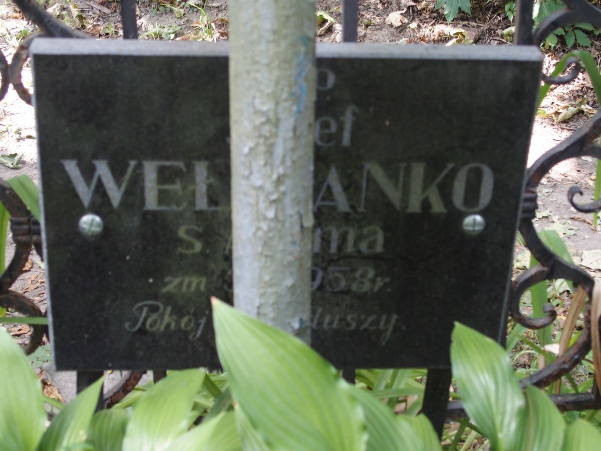 Tombstone of Jozef Wlnianko