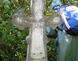 Nagrobek […] Kolerzyk, cmentarz w Hińkowcach, stan z 2005