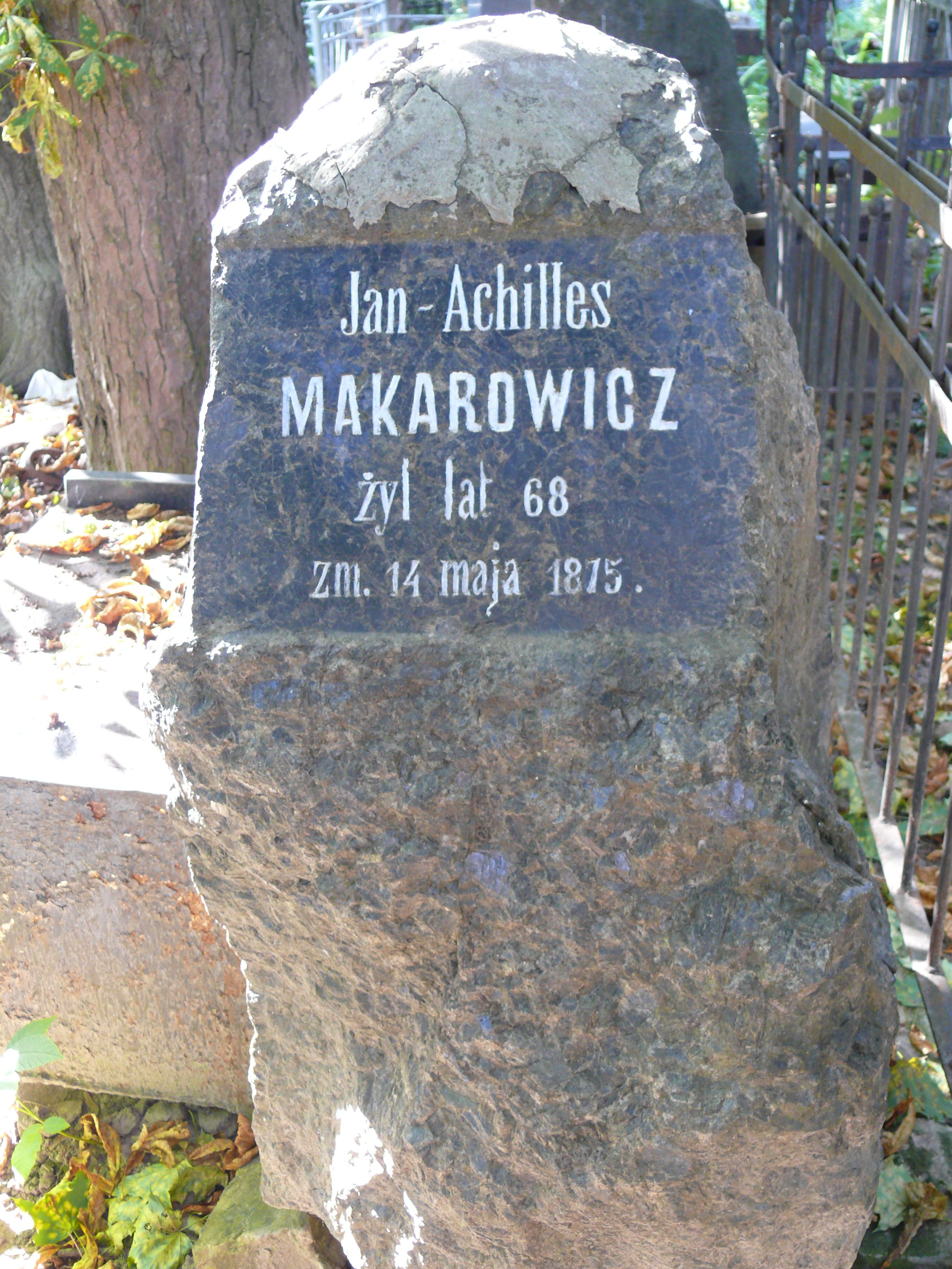 Nagrobek Jana Makarowicza
