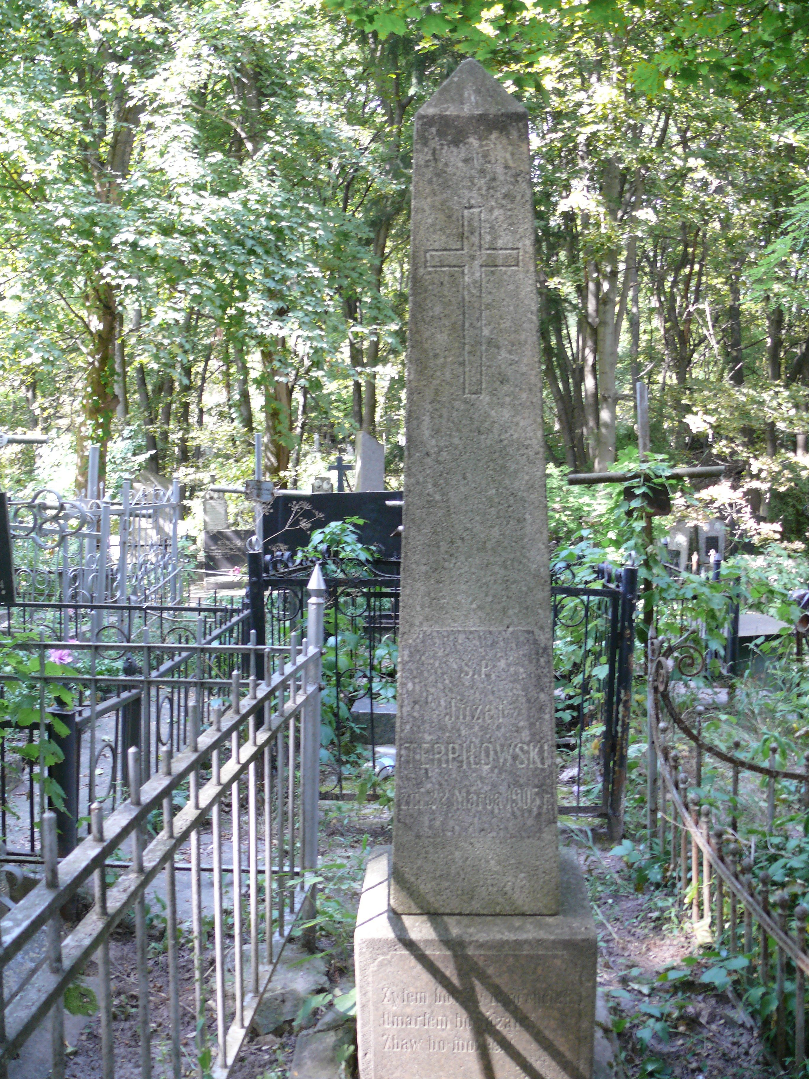 Tombstone of Jozef Terpilowski