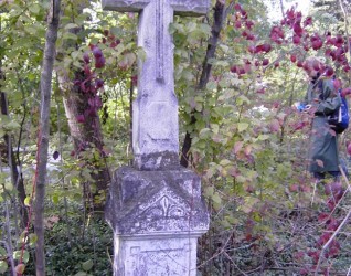 Nagrobek [...] Dumańskiego, cmentarz w Lataczu, stan z 2005