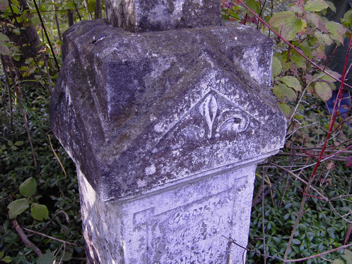 Tombstone of [...] Dumanski, cemetery in Latacz, state from 2005