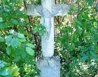 Nagrobek Karola Kosa, cmentarz w Czerwonogrodzie, stan z roku 2005