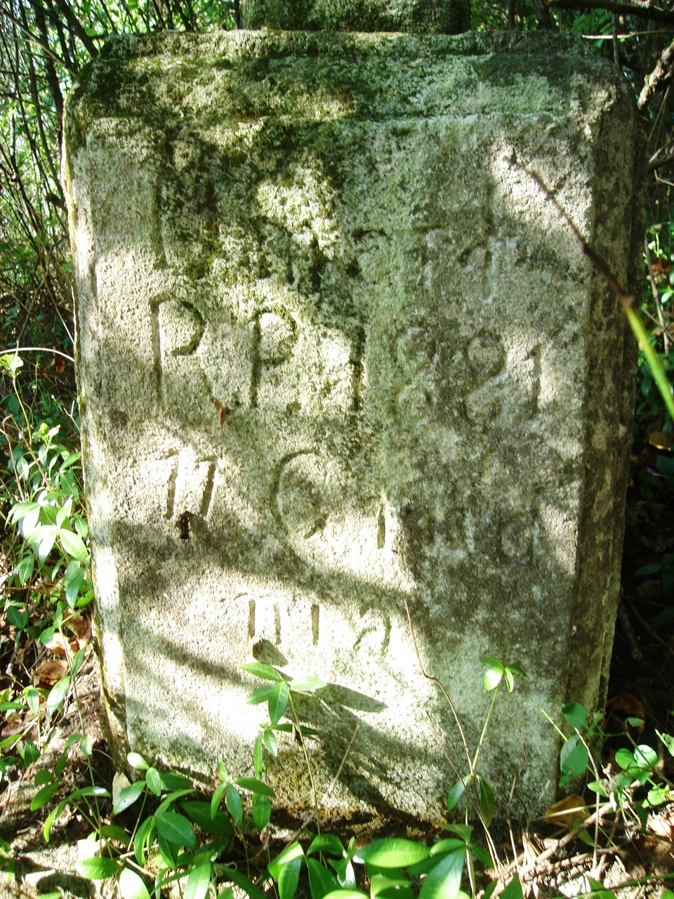 Tombstone of Karol Ruczkowski, Czerwonogród cemetery, state from 2005