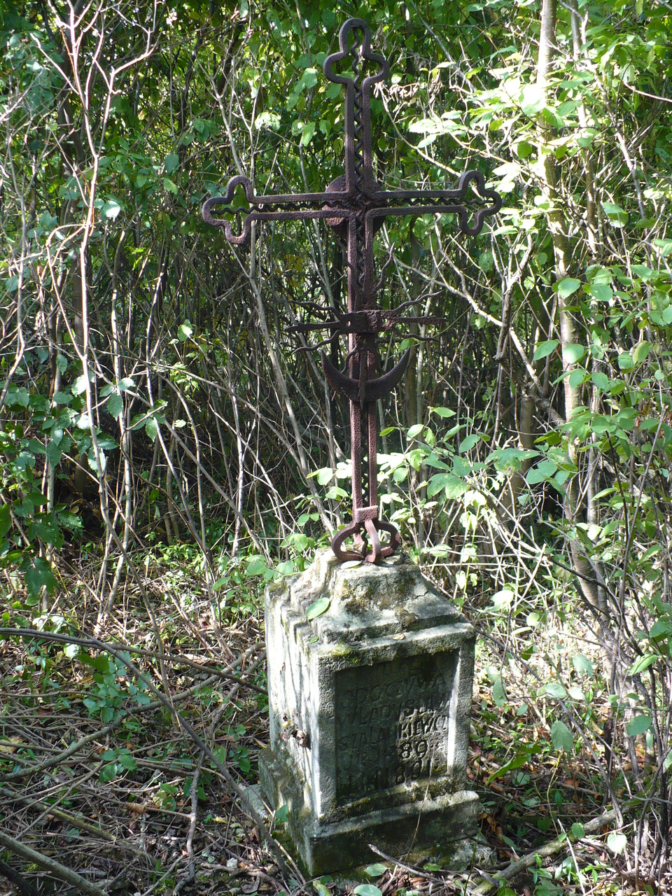 Tombstone of Władysław Szałankiewicz, cemetery in Czeronogród (Nyrkiv), state from 2005