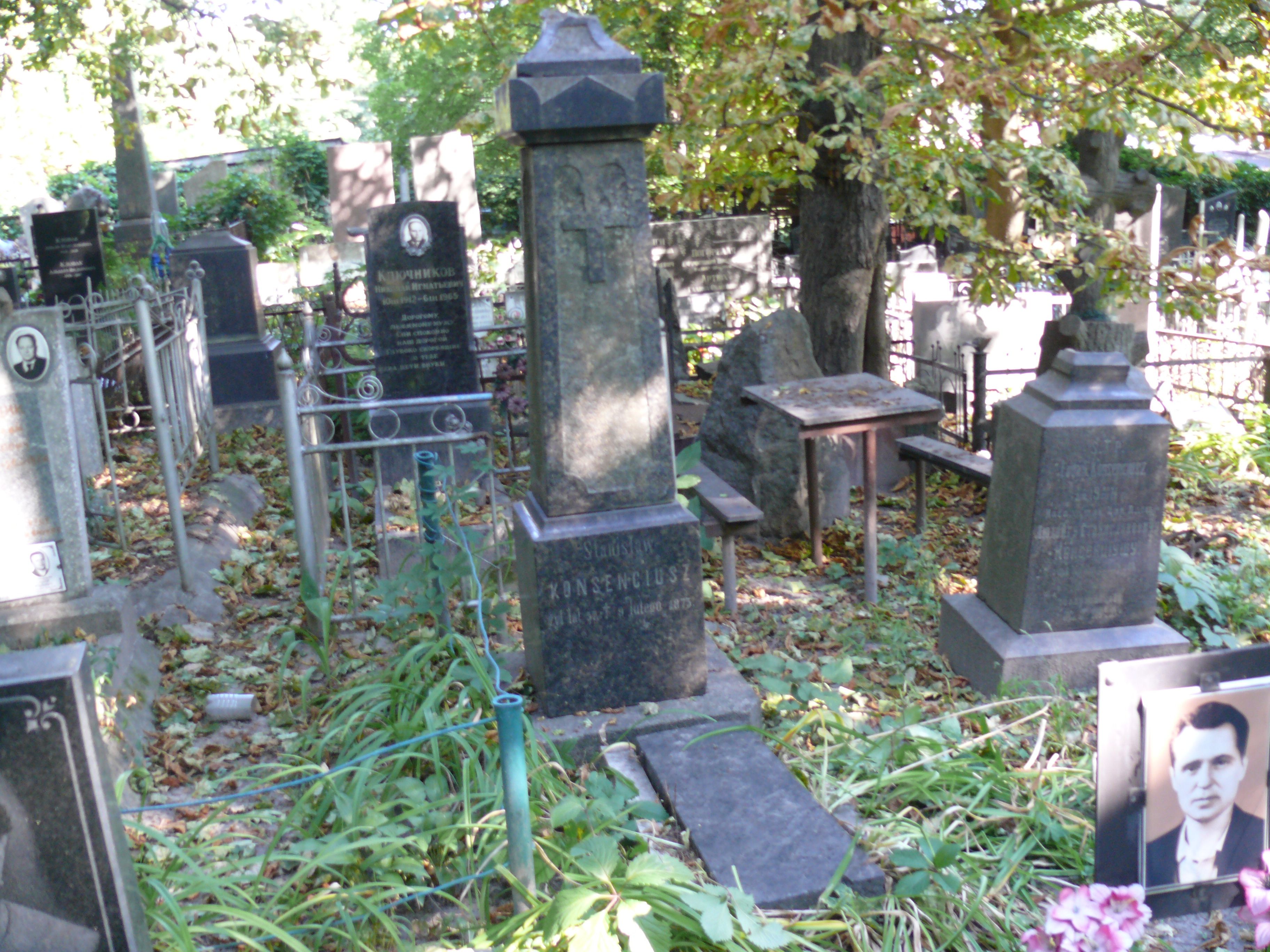 Tombstone of Stanislaw Konsencius