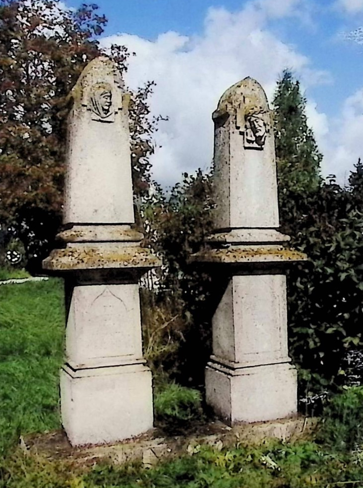 Photo showing Tombstone of Anna and Karl Schöntag