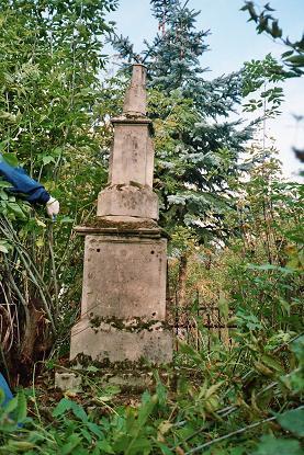 Nagrobek Barbary Byczkowskiej, cmentarz w Tłustym, stan z 2005