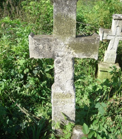 Nagrobek […] [K]ilińs[k]iego, cmentarz w Tłustym, stan z roku 2005