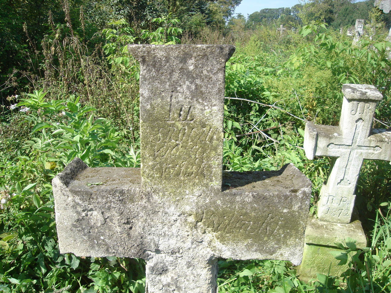 Nagrobek […] [K]ilińs[k]iego, cmentarz w Tłustym, stan z roku 2005