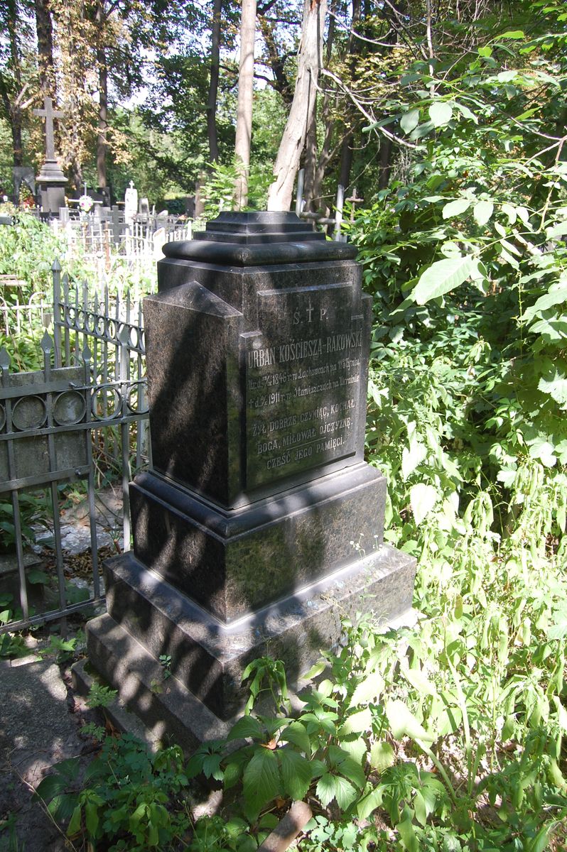 Tombstone of Urban Kosciesza-Rakowski
