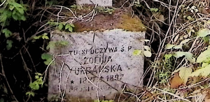 Photo montrant Tombstone of Zofia Urbańska