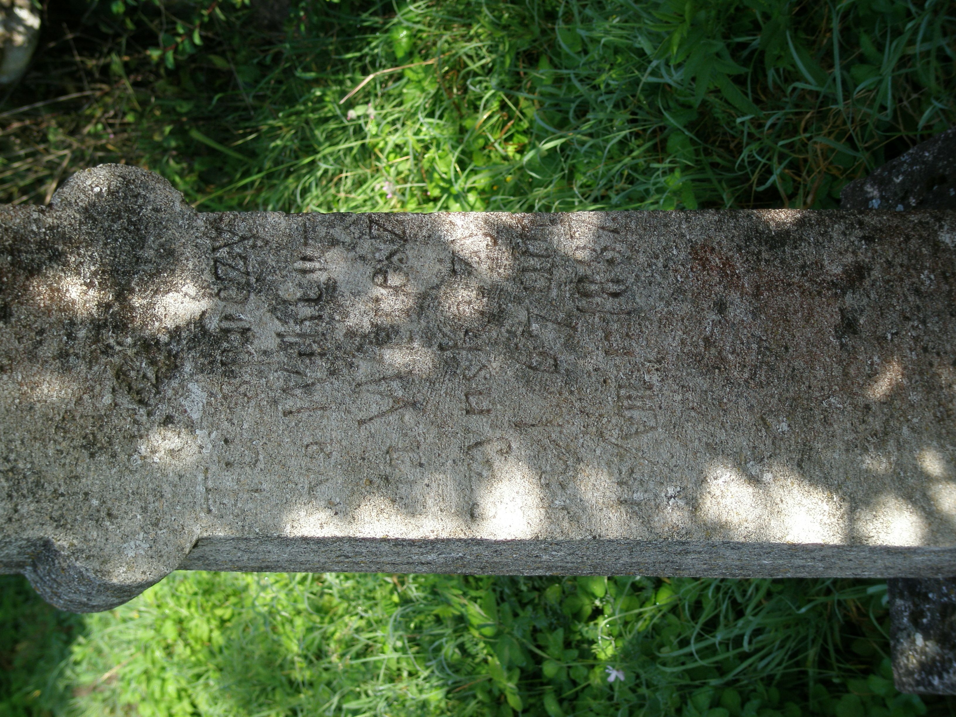 Inscription from the gravestone of Wiktoria Wereszczyńska, as of 2006