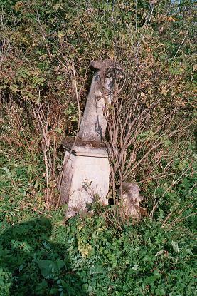 Tombstone of N.N., cemetery in Fatty, state from 2005