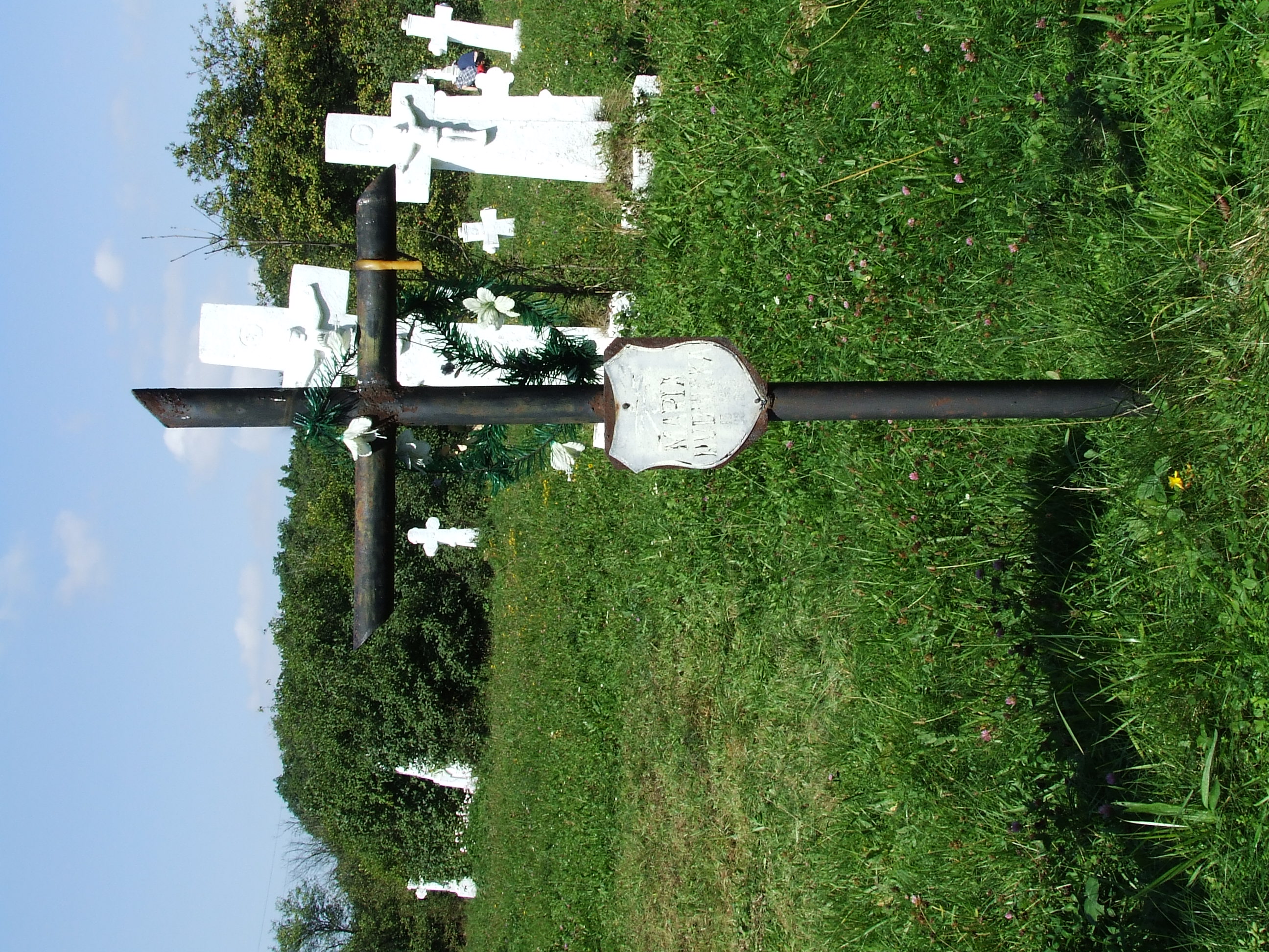 Tombstone of Maria Rudnicka, cemetery in Żnibrody, as of 2006.