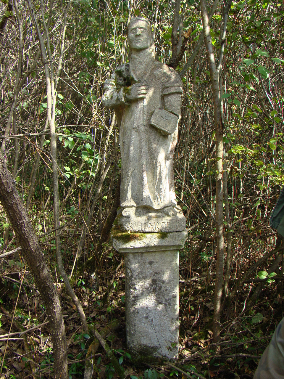 Nagrobek Karola Woyciechowskiego, cmentarz w Czerwonogrodzie, stan z roku 2005