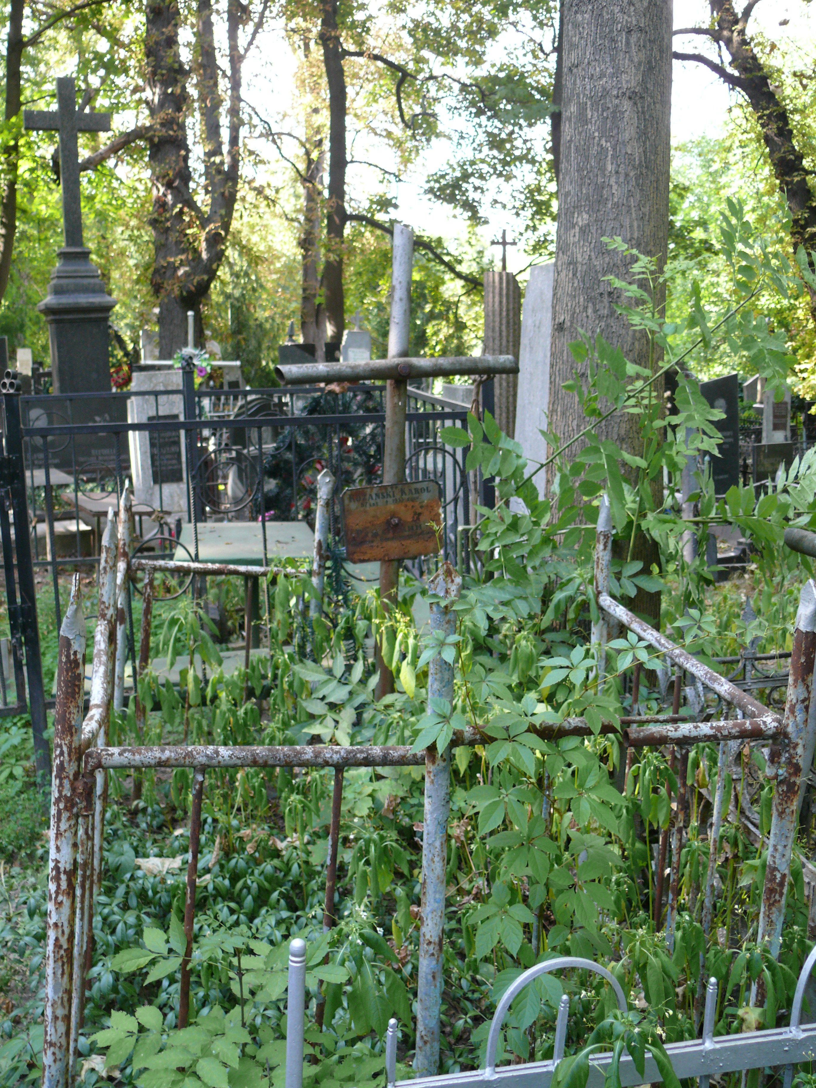 Tombstone of Karol Rozanski (Rozanski)
