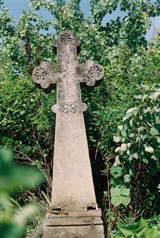 Nagrobek Jana Furmana, cmentarz w Głęboczku, 2004