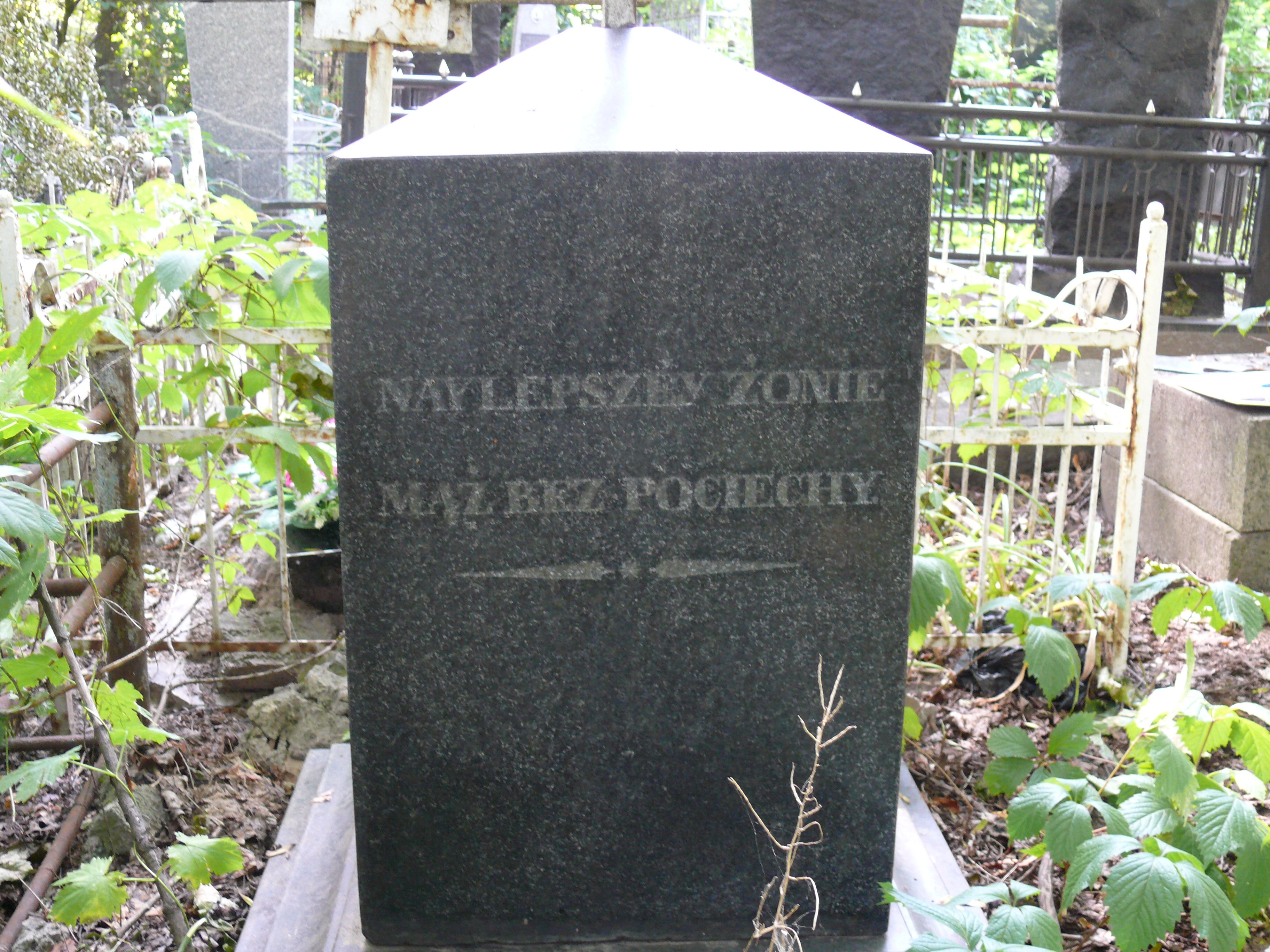 Tombstone of Joanna Czekanowska