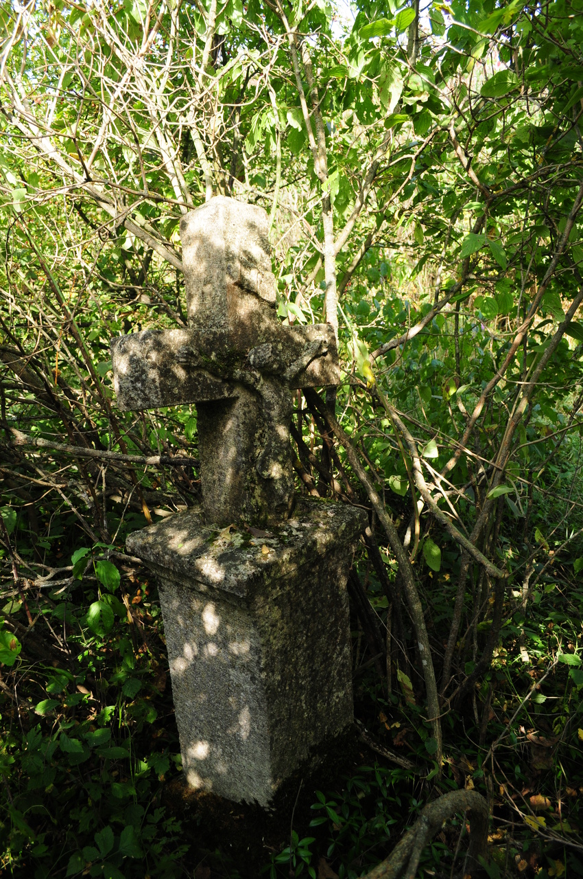 Nagrobek Macieja Zaleskiego, cmentarz w Czerwonogrodzie, stan z roku 2005