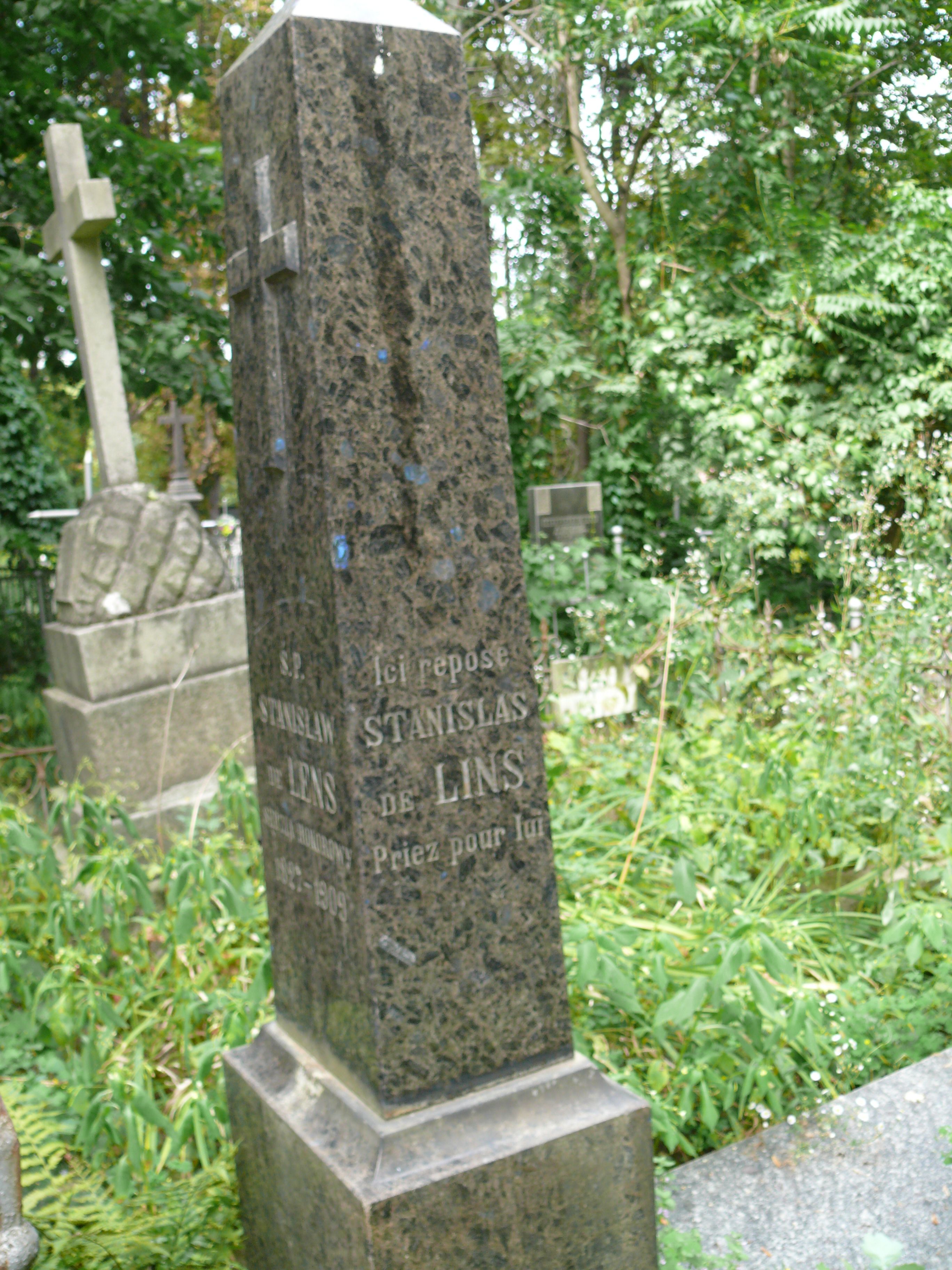 Tombstone of Stanislas de Lens and Stanislas de Lins