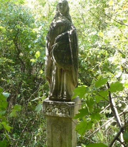 Nagrobek Katarzyny Zylechoskiej, cmentarz w Czerwonogrodzie, stan z roku 2005