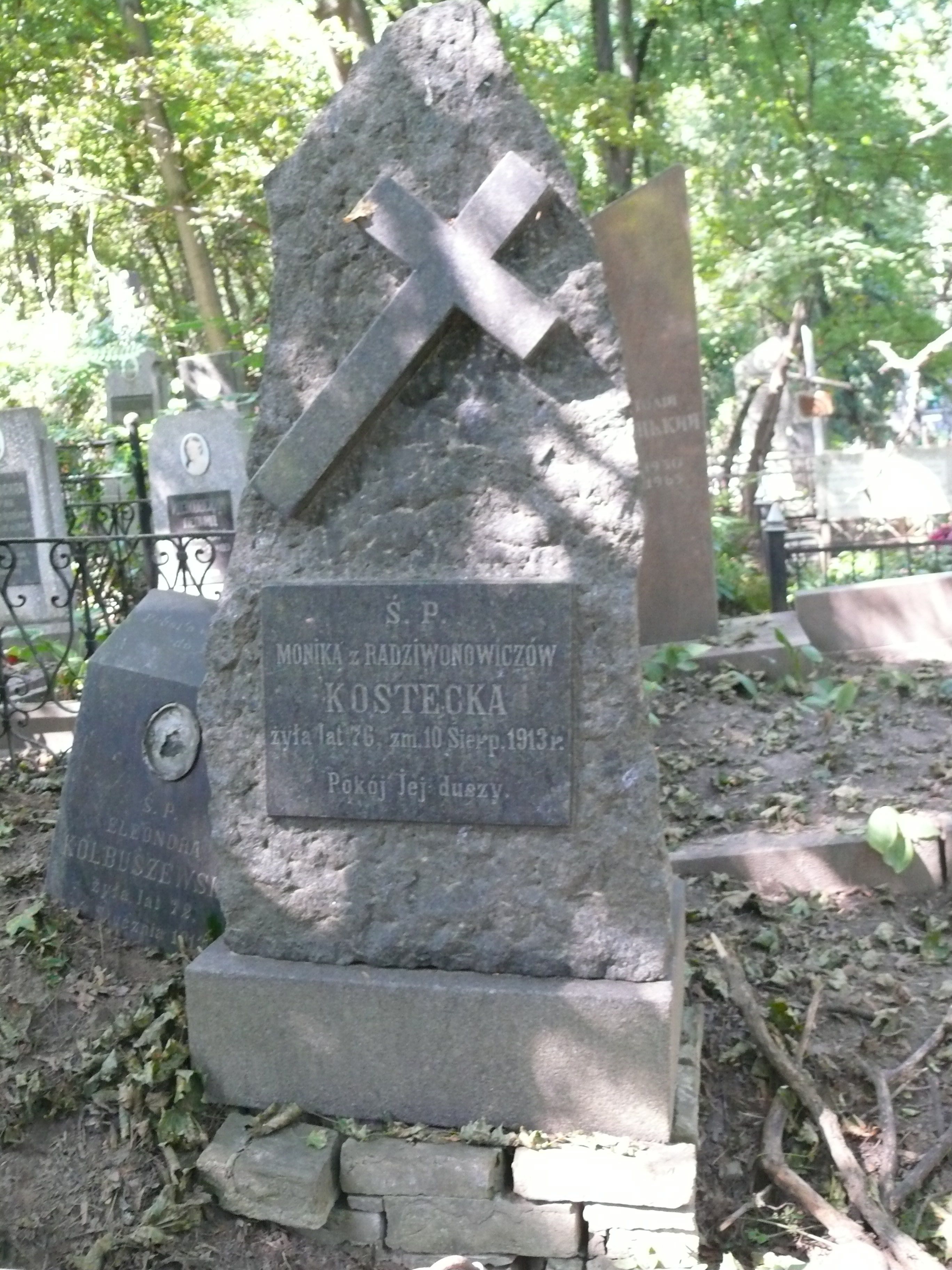 Tombstone of Monika Kostecka