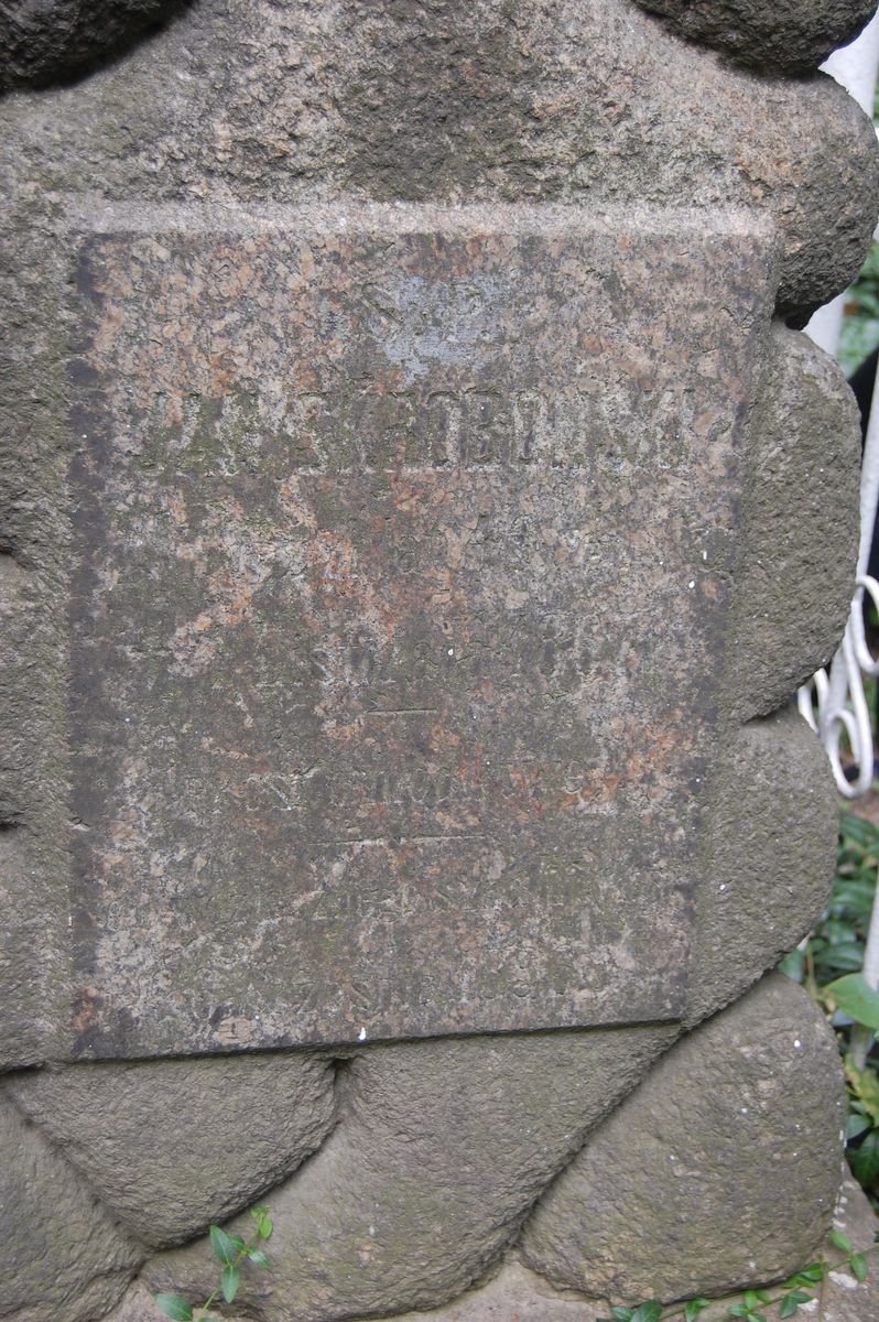 Inscription from the gravestone of Jan Skrobonski