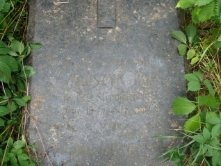 Napis z nagrobka Baltazary Pruszyńskiej