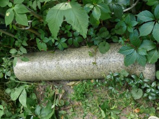 Fragment nagrobka N.N. Skrobińskiego, cmentarz Bajkowa w Kijowie, stan z 2021